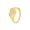 SIGNET HEART RING WITH DIAMONDS