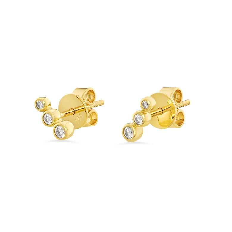 HLC - MINI PENDIENTES DE DIAMANTES 1